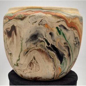 Nemadji Pottery Vase - Vintage